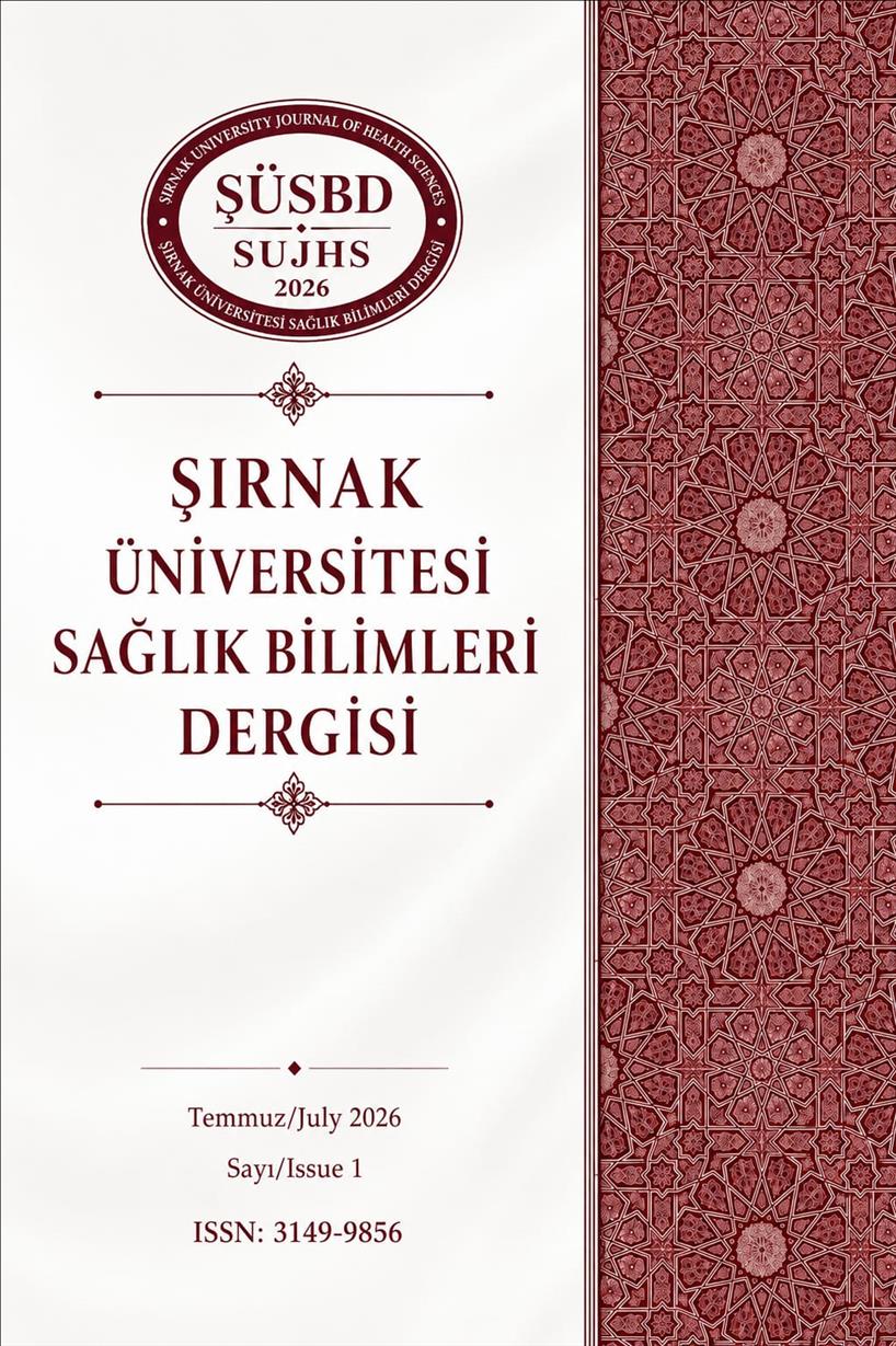 Şırnak Üniversitesi Sağlık Bilimleri Dergisi